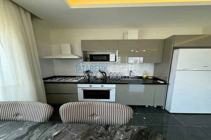 Kupuj  Apartament 1+1 z nowymi meblami i widokiem na góry w nowoczesnym kompleksie - dzielnica Mahmutlar, Alanya 7 