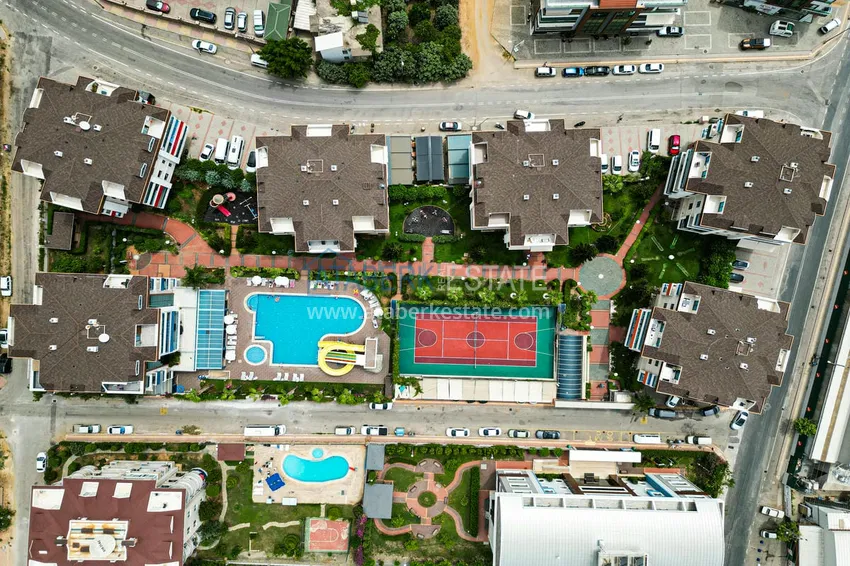 Umeblowane mieszkanie z dwiema sypialniami w nowoczesnym kompleksie, dzielnica Oba, Alanya 6 