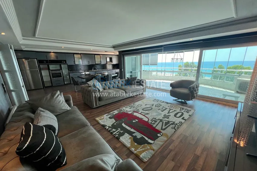 Kupuj  Umeblowany apartament 3+1 z otwartym widokiem na morze, odpowiedni do pozwolenia na pobyt i obywatelstwo - Tosmur, Alanya 8 