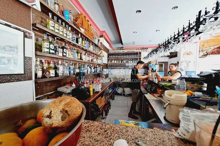 Gotowy biznes z gwarantowanym dochodem. Kawiarnia w centrum Alanya, dzielnica Damlataş 13 
