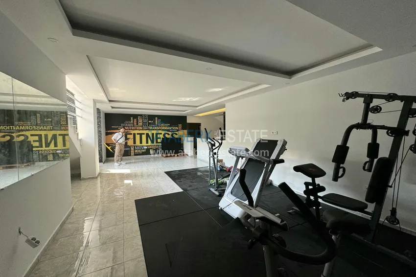Duplex 2+1 z widokiem na morze i góry — dzielnica Kargicak, Alanya 7 