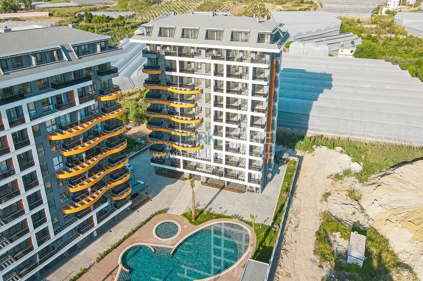 Dobrze wykończone apartamenty w komfortowym kompleksie — Alanya, dzielnica Avsallar 7 