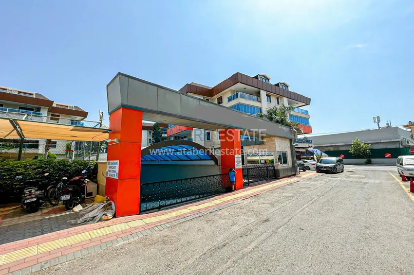Umeblowane mieszkanie z dwiema sypialniami w nowoczesnym kompleksie, dzielnica Oba, Alanya 7 