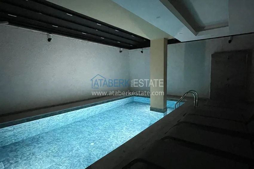 Apartament 1+1 w centrum Alanyi w nowym nowoczesnym kompleksie - plaża Kleopatra 7 