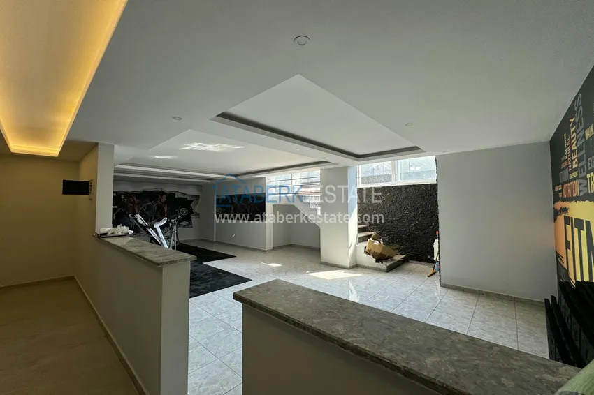 Duplex 2+1 z widokiem na morze i góry — dzielnica Kargicak, Alanya 8 