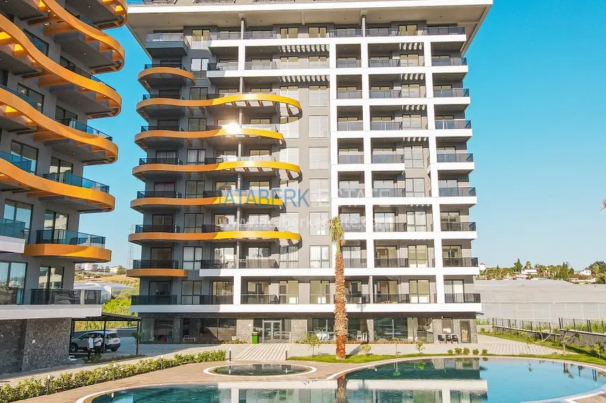 Dobrze wykończone apartamenty w komfortowym kompleksie — Alanya, dzielnica Avsallar 8 