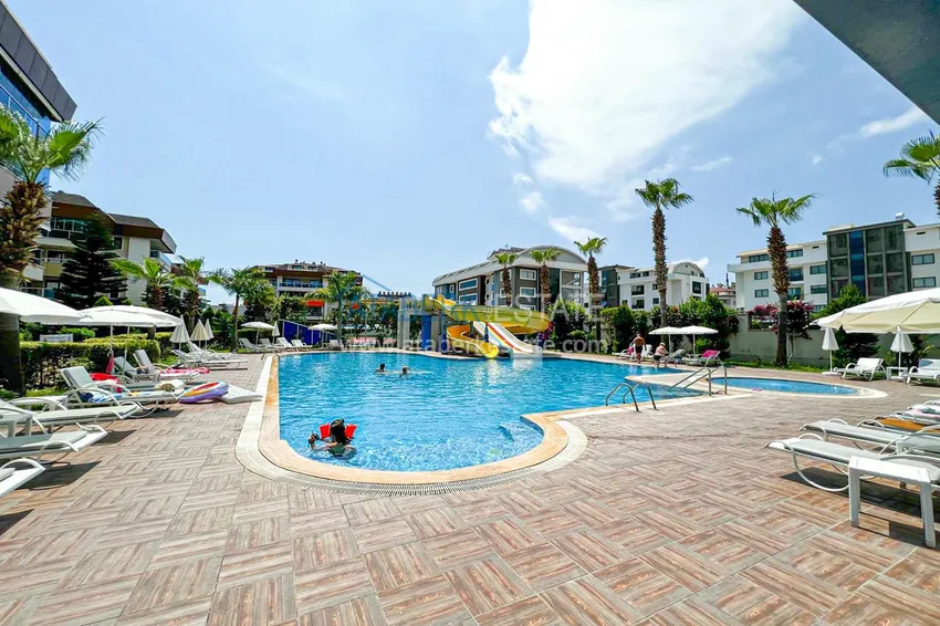 Umeblowane mieszkanie z dwiema sypialniami w nowoczesnym kompleksie, dzielnica Oba, Alanya 8 