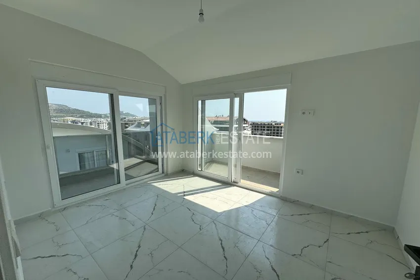 Kupuj  Duplex 2+1 z widokiem na morze i góry — dzielnica Kargicak, Alanya 9 