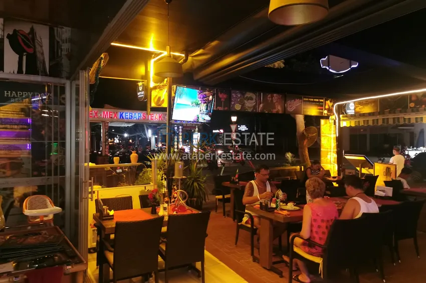 Gotowy biznes z gwarantowanym dochodem. Kawiarnia w centrum Alanya, dzielnica Damlataş 23 