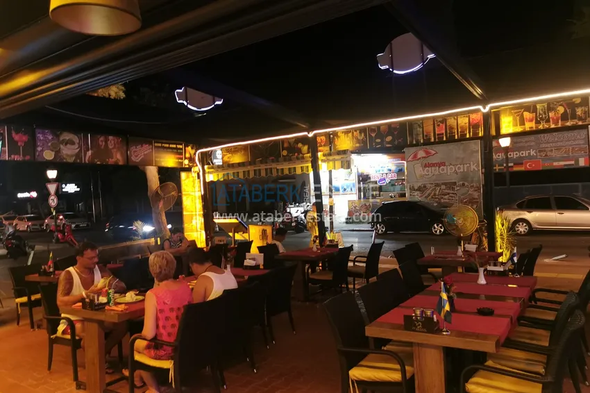 Gotowy biznes z gwarantowanym dochodem. Kawiarnia w centrum Alanya, dzielnica Damlataş 24 