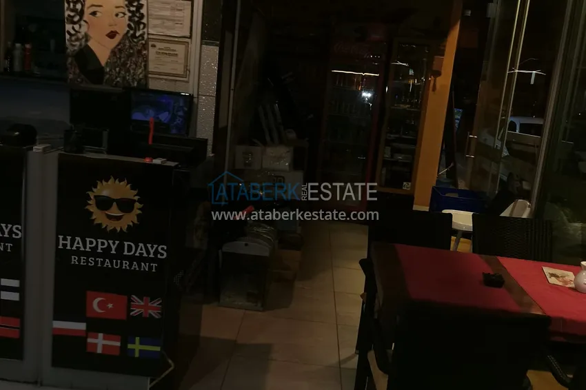 Gotowy biznes z gwarantowanym dochodem. Kawiarnia w centrum Alanya, dzielnica Damlataş 25 