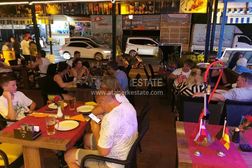Gotowy biznes z gwarantowanym dochodem. Kawiarnia w centrum Alanya, dzielnica Damlataş 26 