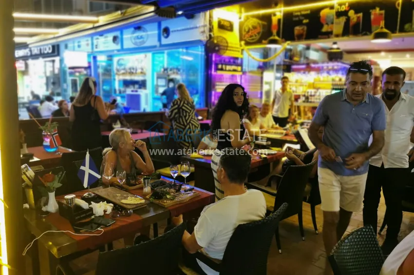 Gotowy biznes z gwarantowanym dochodem. Kawiarnia w centrum Alanya, dzielnica Damlataş 27 