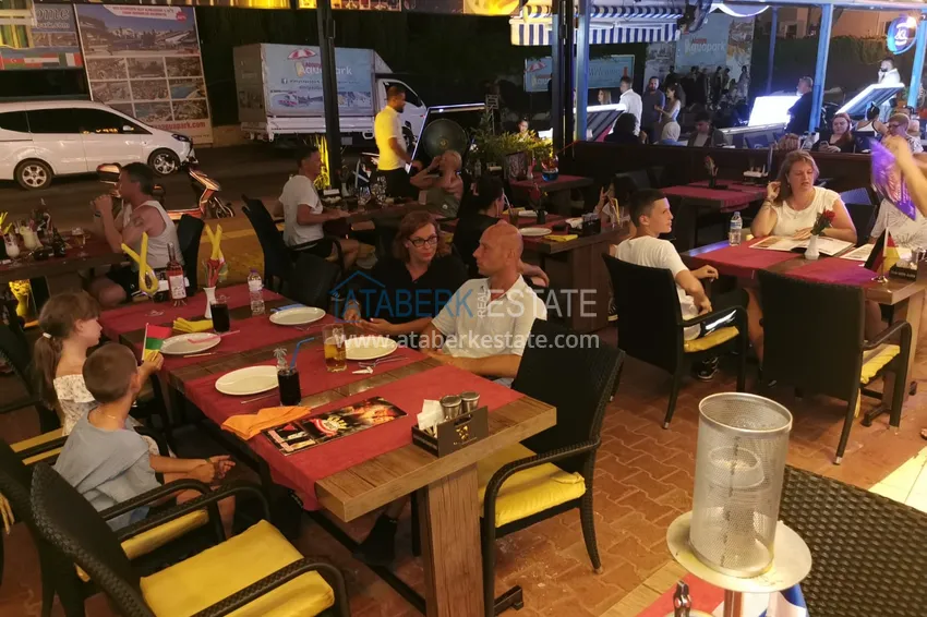 Gotowy biznes z gwarantowanym dochodem. Kawiarnia w centrum Alanya, dzielnica Damlataş 30 
