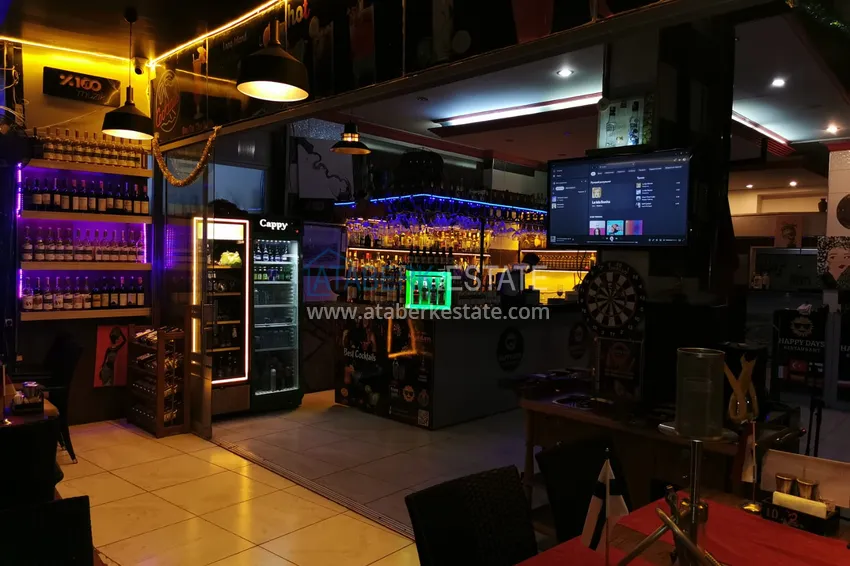 Gotowy biznes z gwarantowanym dochodem. Kawiarnia w centrum Alanya, dzielnica Damlataş 31 