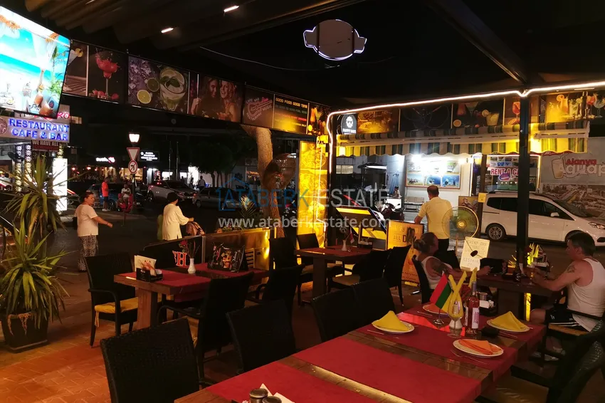 Gotowy biznes z gwarantowanym dochodem. Kawiarnia w centrum Alanya, dzielnica Damlataş 33 