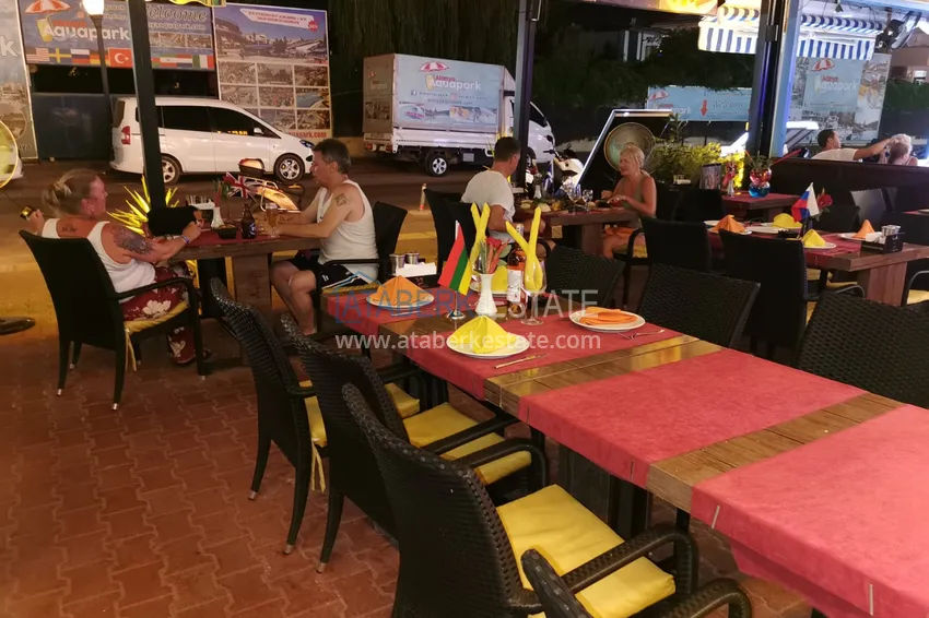 Gotowy biznes z gwarantowanym dochodem. Kawiarnia w centrum Alanya, dzielnica Damlataş 35 