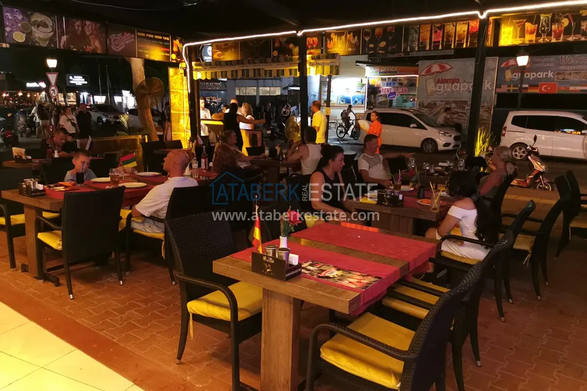 Gotowy biznes z gwarantowanym dochodem. Kawiarnia w centrum Alanya, dzielnica Damlataş 36 