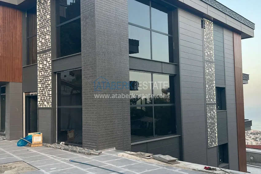 Stylowy projekt na ostatnim etapie budowy w centrum Alanyi, dzielnicy Hasbahce 9 