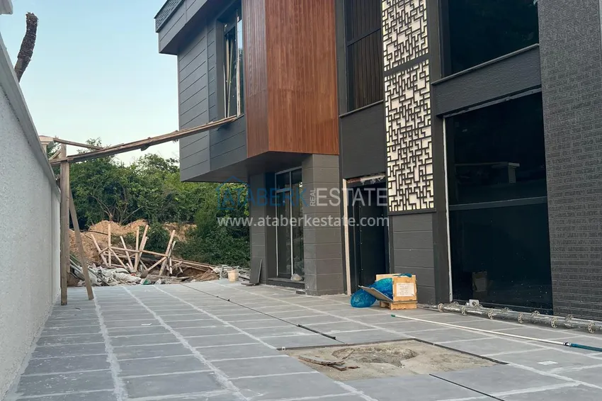 Stylowy projekt na ostatnim etapie budowy w centrum Alanyi, dzielnicy Hasbahce 12 