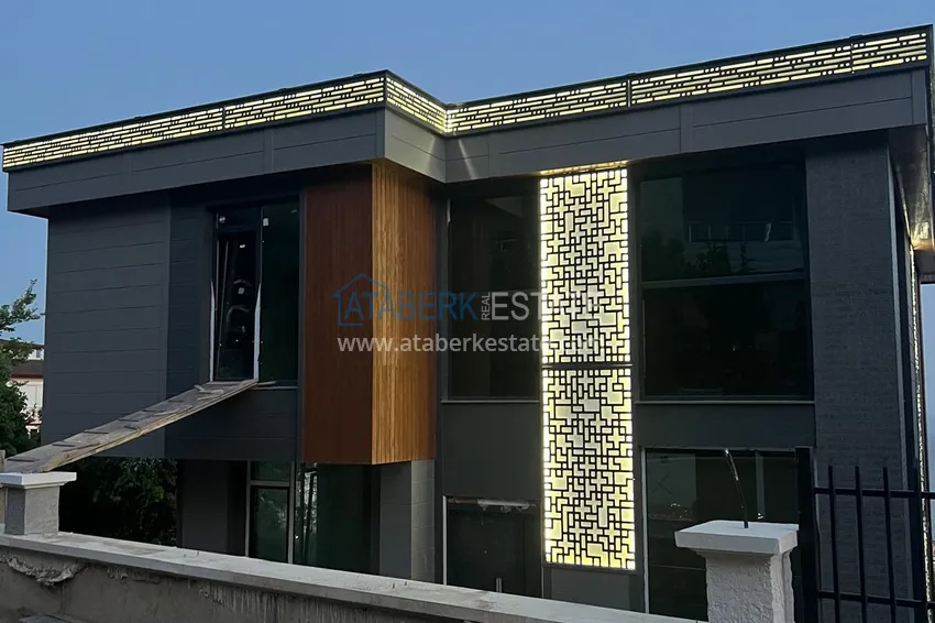 Stylowy projekt na ostatnim etapie budowy w centrum Alanyi, dzielnicy Hasbahce 17 