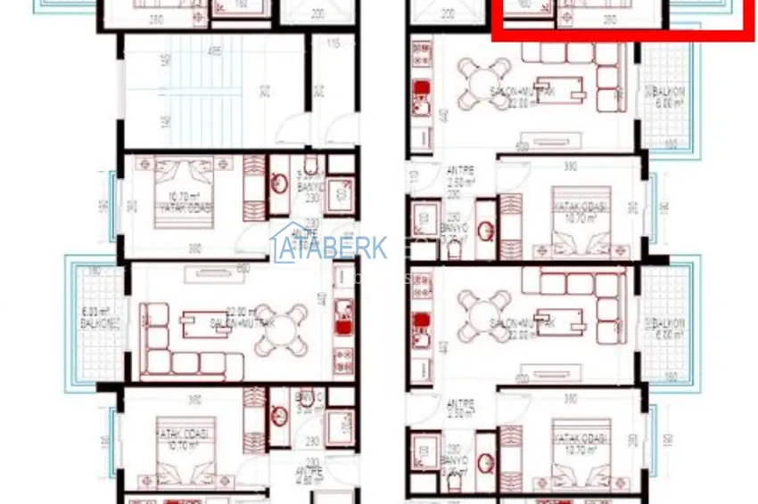 Kupuj taniej Apartamenty w Mahmutlar od inwestora w kompleksie na końcowym etapie budowy  2 