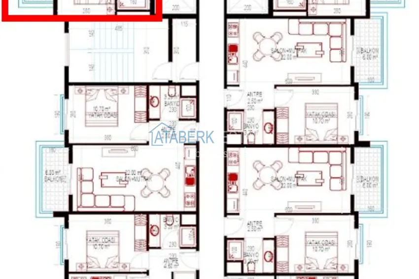 Kupuj taniej Apartamenty w Mahmutlar od inwestora w kompleksie na końcowym etapie budowy  3 