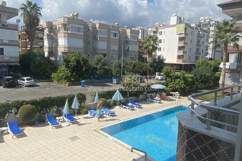 Kupuj  Mieszkanie z jedną sypialnią w przytulnym kompleksie mieszkalnym. Nadaje się do zezwolenia na pobyt. Dystrykt Oba, Alanya 10 