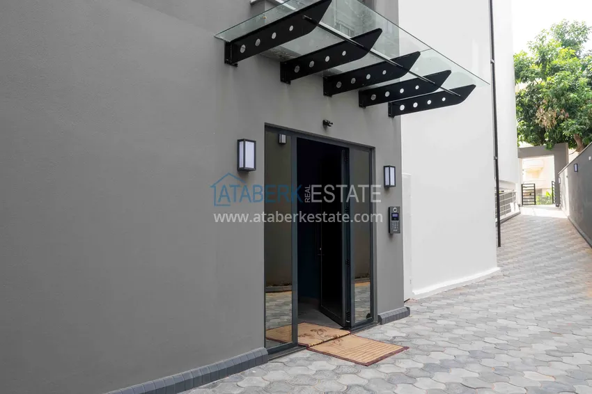 Apartament 2+1 z meblami i widokiem na morze w młodym kompleksie, dzielnica Mahmutlar — Alanya 12 