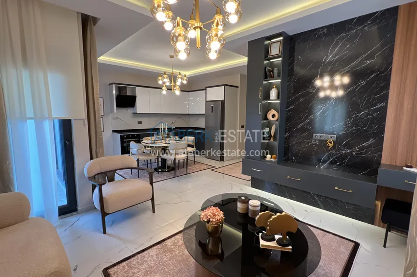 Kupuj  Luksusowy duplex z oryginalnym wnętrzem — nowe budynki w Alanyi, dzielnica Mahmutlar 14 