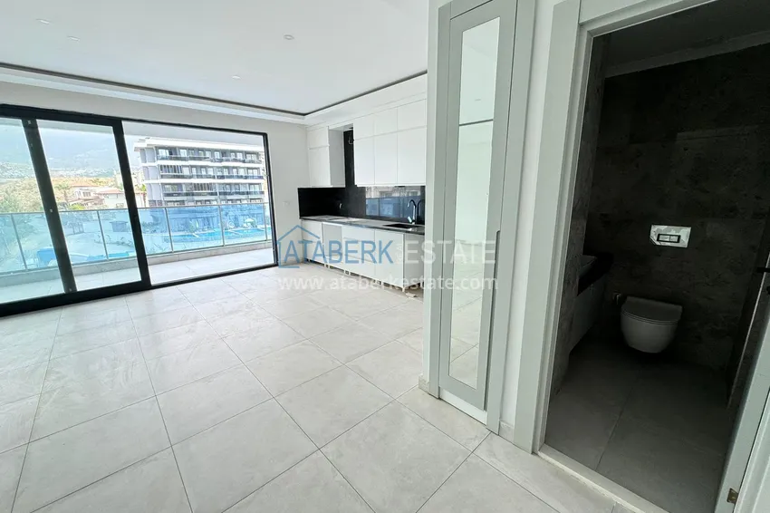 Kupuj  Dwupoziomowy penthouse z widokiem na morze i góry w nowym kompleksie — Alanya, dzielnica Kargicak 12 