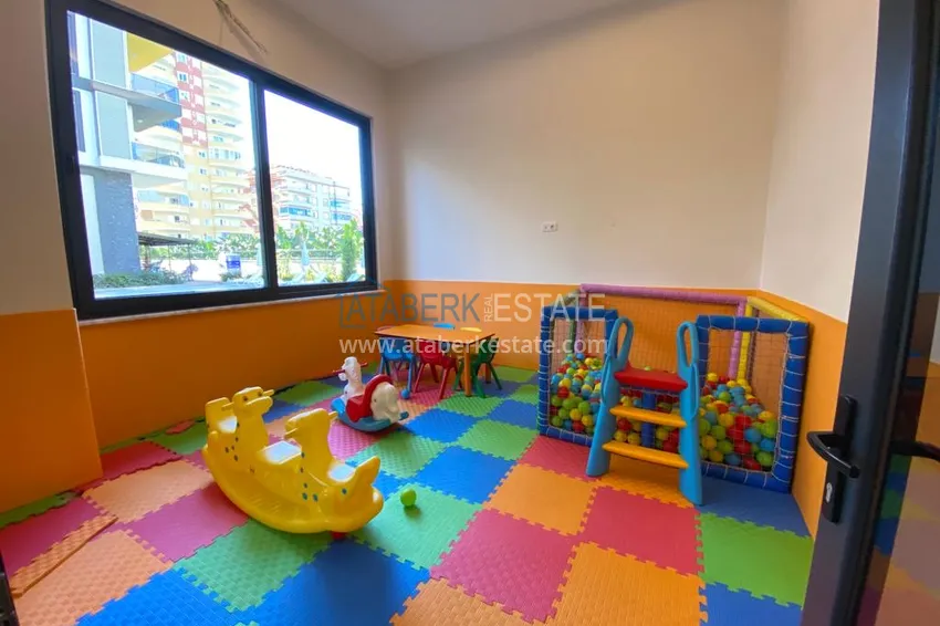 Apartament Linear 3+1 z oddzielną kuchnią, nowymi meblami i częściowym widokiem na morze - dzielnica Mahmutlar, Alanya 13 