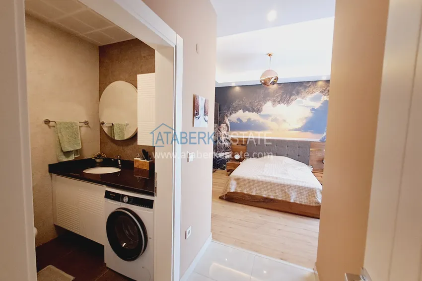 Kupuj  Apartament Linear 3+1 z oddzielną kuchnią, nowymi meblami i częściowym widokiem na morze - dzielnica Mahmutlar, Alanya 17 