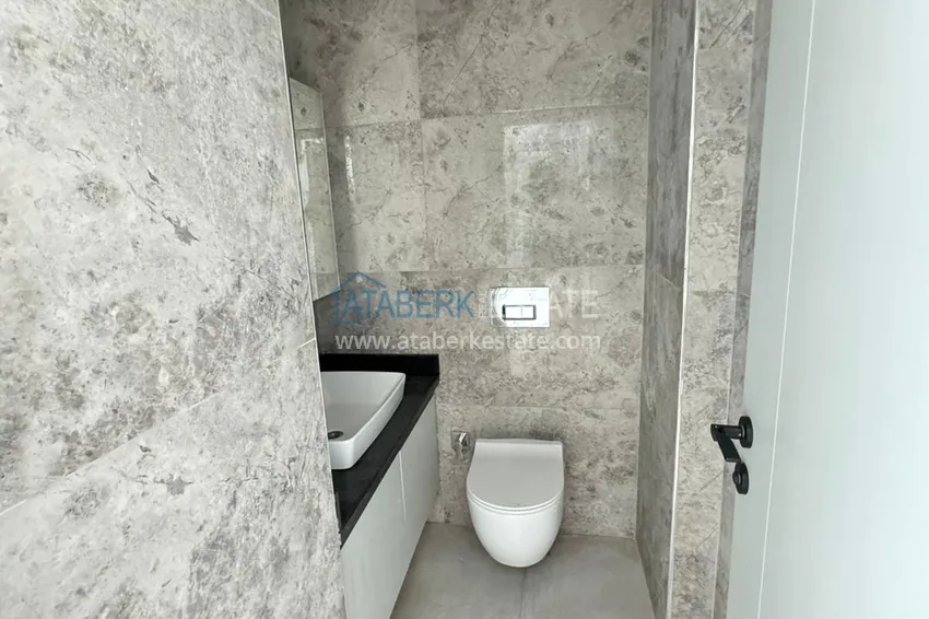Kupuj  Dwupoziomowy penthouse z widokiem na morze i góry w nowym kompleksie — Alanya, dzielnica Kargicak 14 