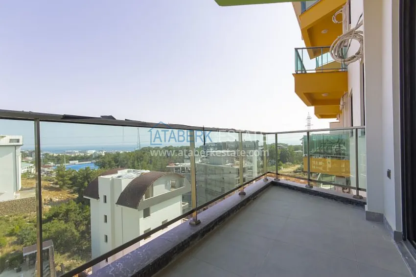 Kupuj  Dobrze wykończony apartament z 1 sypialnią i widokiem na morze, dzielnica Avsallar — Alanya 15 