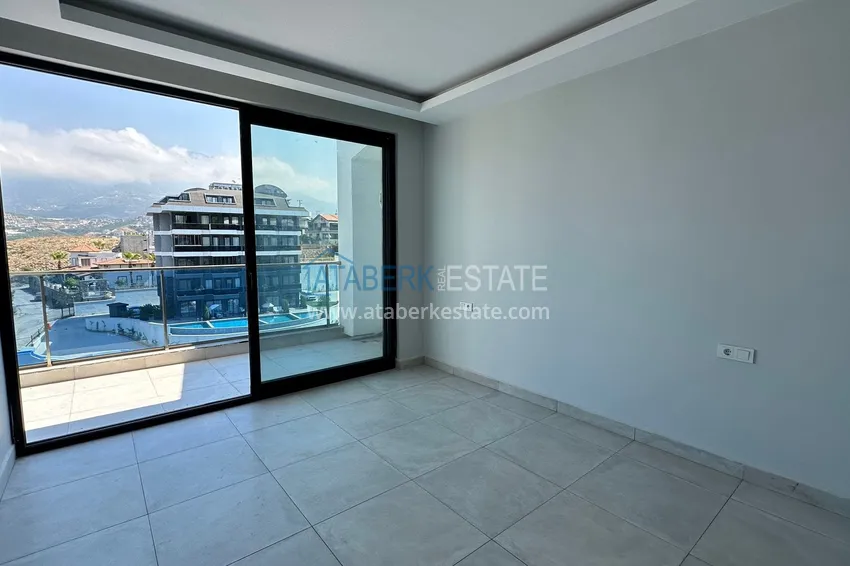 Kupuj  Dwupoziomowy penthouse z widokiem na morze i góry w nowym kompleksie — Alanya, dzielnica Kargicak 17 