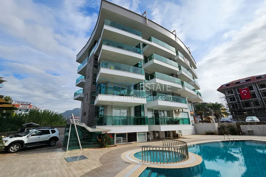 Umeblowane mieszkanie w komfortowej rezydencji — Alanya, dzielnica Kestel 1 