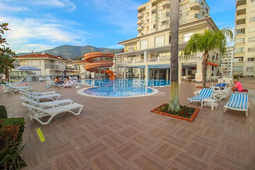 Trzypokojowy apartament z widokiem na morze, odpowiedni na zezwolenie na pobyt - dzielnica Cikcilli, Alanya 1 