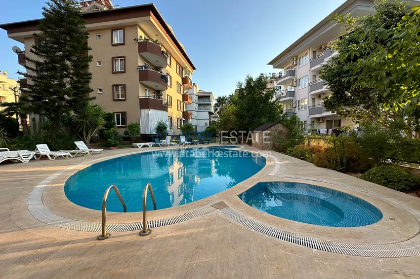 Dwupokojowe mieszkanie w kompleksie z infrastrukturą — Alanya, dzielnica Oba  1 
