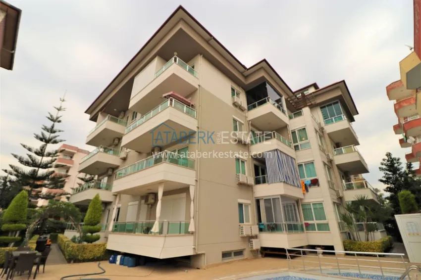 Apartament 1+1 zaledwie 350 metrów od Morza Śródziemnego, dzielnica Oba — Alanya 2 