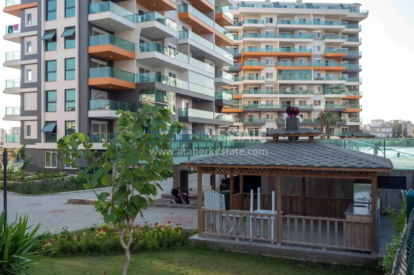Umeblowane mieszkanie z jedną sypialnią w rezydencji z infrastrukturą hotelową — Alanya, dzielnica Avsallar 21 