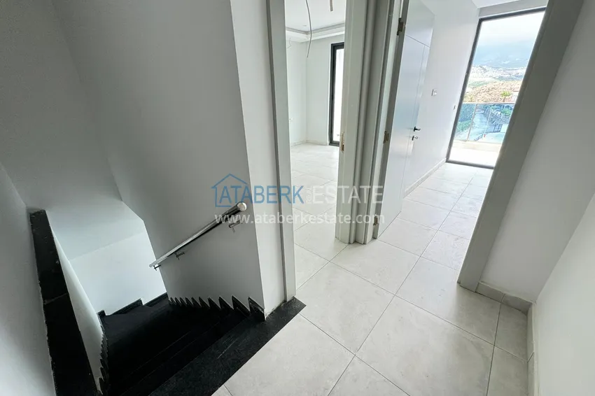 Kupuj  Dwupoziomowy penthouse z widokiem na morze i góry w nowym kompleksie — Alanya, dzielnica Kargicak 23 