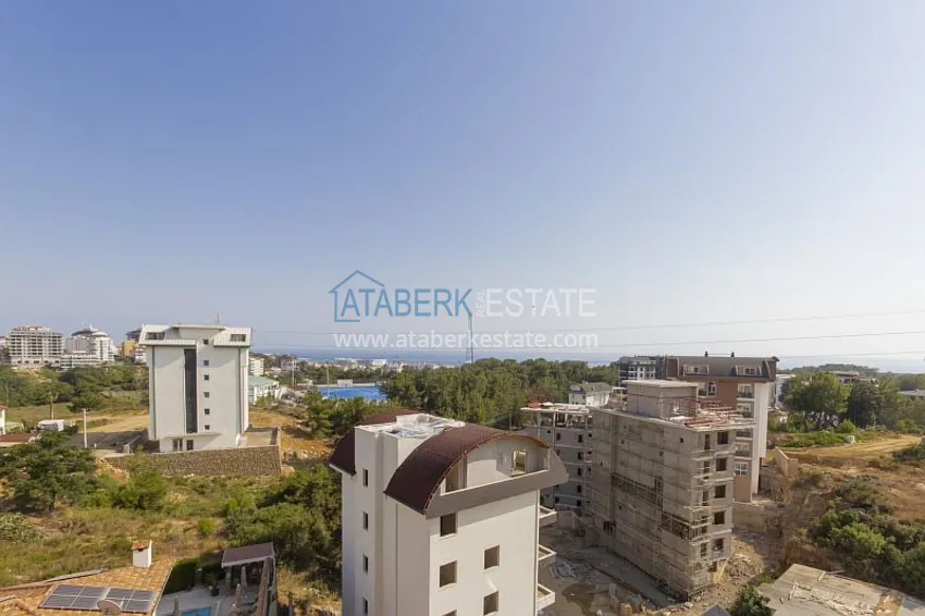 Kupuj  Dobrze wykończony apartament z 1 sypialnią i widokiem na morze, dzielnica Avsallar — Alanya 19 
