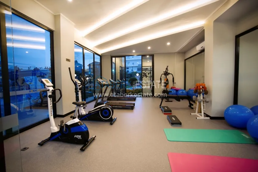 Umeblowane mieszkanie w kompleksie premium, dzielnica Tosmur, Alanya 24 