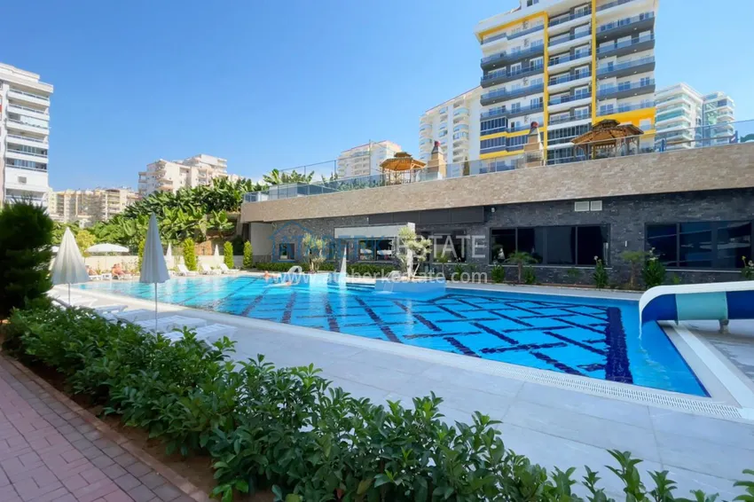 Apartament Linear 3+1 z oddzielną kuchnią, nowymi meblami i częściowym widokiem na morze - dzielnica Mahmutlar, Alanya 3 