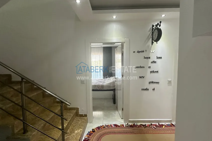 Kupuj  Apartament dwupoziomowy z meblami, oddzielną kuchnią i widokiem na góry — dzielnica Kestel, Alanya 2 