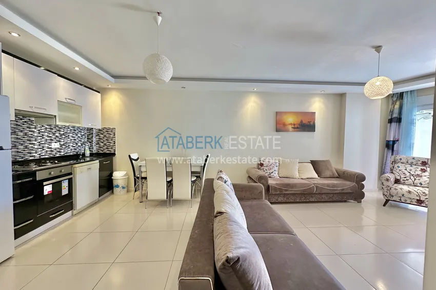 Kupuj  Apartament 1+1 z meblami i widokiem na morze, odpowiedni na zezwolenie na pobyt - Alanya, dzielnica Tosmur  2 