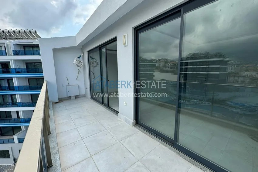 Kupuj  Dwupoziomowy penthouse z widokiem na morze i góry w nowym kompleksie — Alanya, dzielnica Kargicak 32 