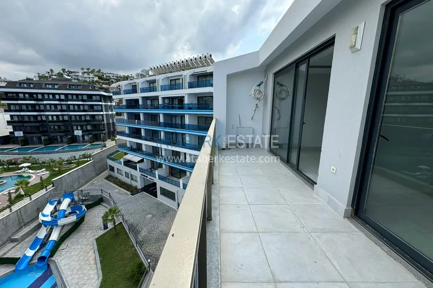 Kupuj  Dwupoziomowy penthouse z widokiem na morze i góry w nowym kompleksie — Alanya, dzielnica Kargicak 33 