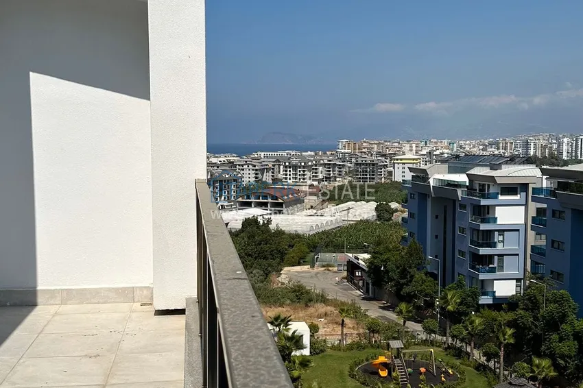 Kupuj  Dwupoziomowy penthouse z widokiem na morze i góry w nowym kompleksie — Alanya, dzielnica Kargicak 36 